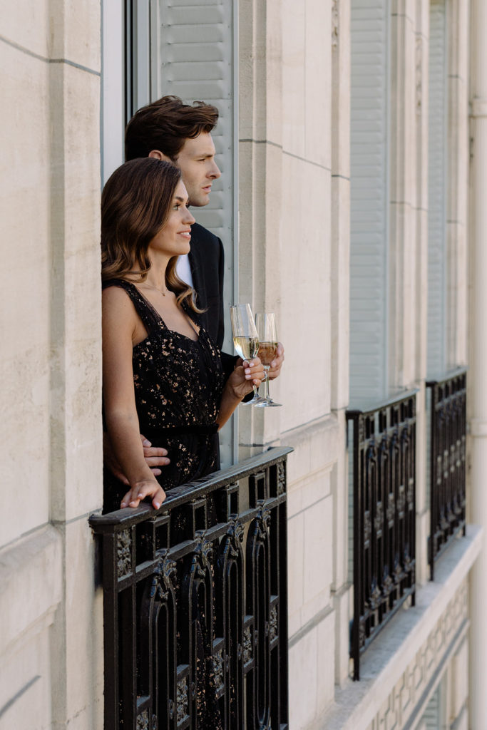 Wedding proposal in Paris